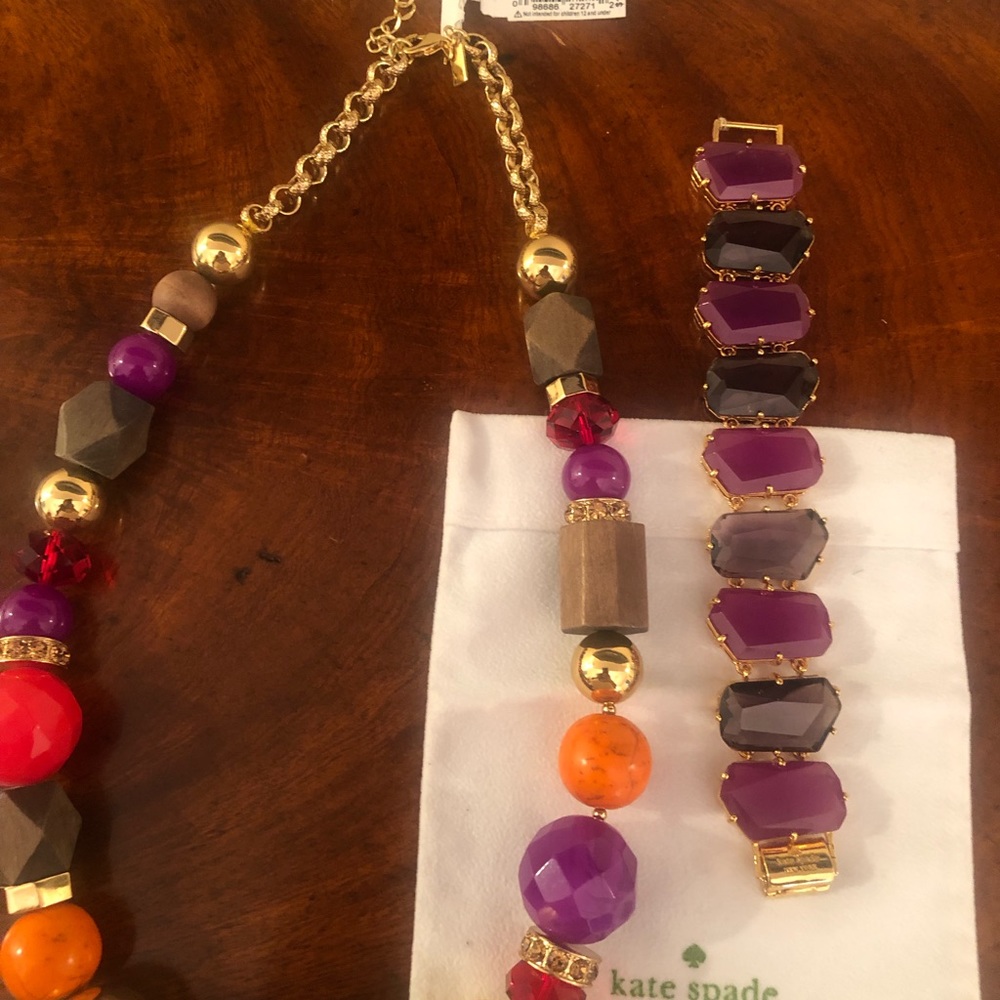 Kate spade necklace and bracelet
